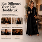 Elegante fluwelen maxi-jurk voor dames met geplooide mouwen