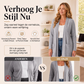 Casual damesvest met open voorkant en zakken