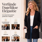 Casual damesvest met open voorkant en zakken