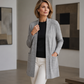 Casual damesvest met open voorkant en zakken