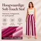 Casual gestreepte wijde pijpen broek voor dames