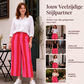 Casual gestreepte wijde pijpen broek voor dames
