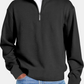 Hoogwaardig sweatshirt met kwartritssluiting