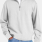Hoogwaardig sweatshirt met kwartritssluiting