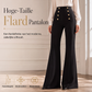 Hoge taille pantalon met double-breasted design voor dames