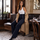 Hoge taille pantalon met double-breasted design voor dames