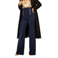 Hoge taille pantalon met double-breasted design voor dames