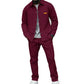 🔥Gratis verzending✈️Heren Wafelgebreid Jack en Broek Tweedelige Casual Set