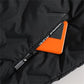 Warme winterjas met capuchon en ritssluiting voor heren