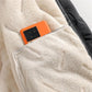 Warme winterjas met capuchon en ritssluiting voor heren