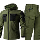 Warme Winddichte Set: Jas met Capuchon en Cargobroek