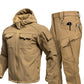 Warme Winddichte Set: Jas met Capuchon en Cargobroek