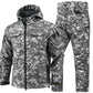 Warme Winddichte Set: Jas met Capuchon en Cargobroek