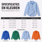 Gebreid dameshemd met knopen en onregelmatige zoom