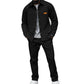 Heren Wafelgebreid Jack en Broek Tweedelige Casual Set