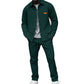 Heren Wafelgebreid Jack en Broek Tweedelige Casual Set