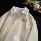 Heren-sweatshirt van corduroy met reverskraag – herfst- en wintermodel