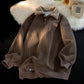 Heren-sweatshirt van corduroy met reverskraag – herfst- en wintermodel