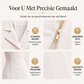 Asymmetrische damesjurk met ritssluiting aan de voorkant en split