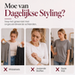 Flatterende gelaagde luipaardprint set