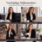 Dames gebreid vest met reverskraag