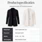 Dames gebreid vest met reverskraag