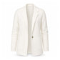 Dames gebreid vest met reverskraag