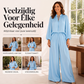 Casuele losvallende top en broekset voor dames