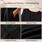 Dames mouwloze V-hals wijdpijpen jumpsuit met zakken