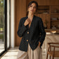 Casual ademende V-hals vest voor dames