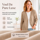 Casual ademende V-hals vest voor dames