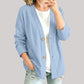 Casual ademende V-hals vest voor dames