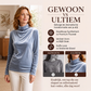 Dames losvallende coltrui met lange mouwen