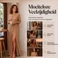 🌸 Nieuwe Collectie ✨ Dames Off Shoulder Jurk met Zijsplit 👗 Elegant, Vrouwelijk & Flatterende Pasvorm