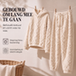 🔥 50% KORTING ✨ Dames Pluche Geribde Hoodie & Broek Set 🧸 Zacht, Warm & Ultiem Comfort