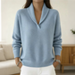 ✨ Nieuwe Collectie 🌸 Dames Pullover Trui met Sjaalkraag 🧶 Elegant, Zacht & Comfortabel Warm