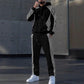 Heren Kleurblok Ritshoodie & Joggingbroek Set