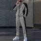 Heren Kleurblok Ritshoodie & Joggingbroek Set