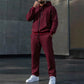 Heren Kleurblok Ritshoodie & Joggingbroek Set