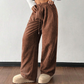 Casual losvallende corduroy broeken voor dames