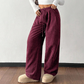 Casual losvallende corduroy broeken voor dames