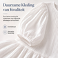 Dames maxi-jurk met strookzoom en lange mouwen