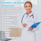 Hoge elastische ademende kuitcompressiekousen