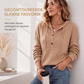 Geribbelde casual pulloverhoodie voor dames