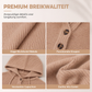 Geribbelde casual pulloverhoodie voor dames