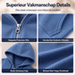 Hoodiejack van halflange lengte voor dames, casual vest met rits en zakken