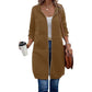 Hoodiejack van halflange lengte voor dames, casual vest met rits en zakken