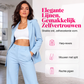 Elegant blazer en broek met rechte pijpen set voor dames