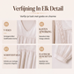 Elegant fluwelen dameshesje met V-hals