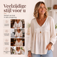 Elegant fluwelen dameshesje met V-hals